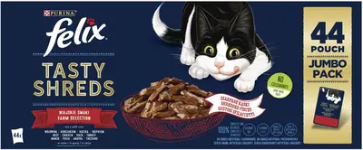FELIX® Heerlijke Reepjes Farm Selectie kattenvoer 44x80g  - afbeelding 3