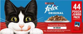 FELIX Original Countryside Selectie in Gelei kattenvoer 44x85g - afbeelding 1