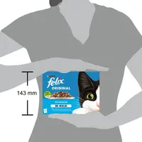 Felix Original vis selectie in gelei tonijn, zalm & koolvis 12 x 85g - afbeelding 5