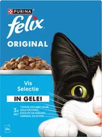 Felix Original vis selectie in gelei tonijn, zalm & koolvis 12 x 85g - afbeelding 7