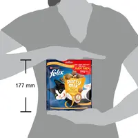 FELIX Party Mix Original met Kip-, Lever- en Kalkoensmaak kattensnacks 200g kopen?