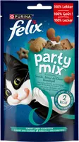 FELIX Party Mix Seaside met Zalm-, Koolvis- en Forelsmaak kattensnacks 60g - afbeelding 4