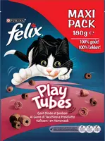 Felix Play Tubes kalkoen & ham 180g - afbeelding 3