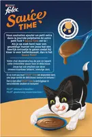 FELIX Sauce Time met Kip- en Kalkoensmaak natvoer 6x40g - afbeelding 1