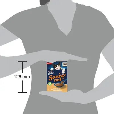 FELIX Sauce Time met Kip- en Kalkoensmaak natvoer 6x40g - afbeelding 5