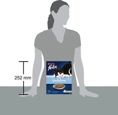 Felix Senior Sensations met een heerlijke combinatie van Kip en Kalkoen en met Groenten, droog kattenvoer - afbeelding 2