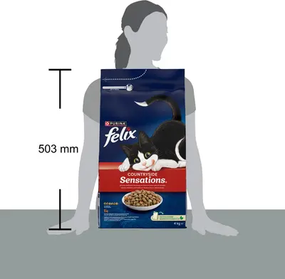 Felix Sensations Country kattenvoer rund, kip & groenten 4kg - afbeelding 3
