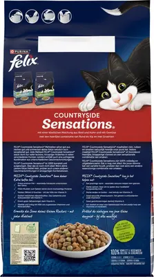Felix Sensations Country kattenvoer rund, kip & groenten 4kg - afbeelding 2
