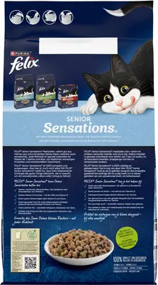 Felix Sensations Senior kip, kalkoen & groenten 4kg - afbeelding 2