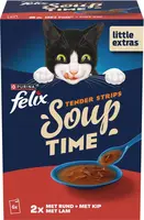 Felix Soup Filets rund, kip & lam 6 x 48g - afbeelding 2