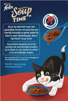 Felix Soup Original rund, kip & lam 6 x 48g - afbeelding 3