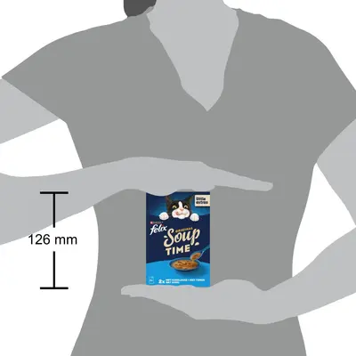 Felix Soup visselectie kabeljauw, tonijn & schol 6 x 48g - afbeelding 5