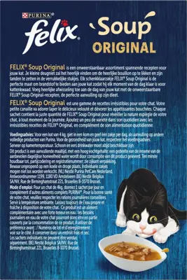 Felix Soup visselectie kabeljauw, tonijn & schol 6 x 48g - afbeelding 2