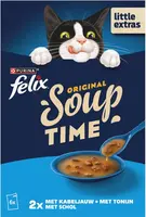 Felix Soup visselectie kabeljauw, tonijn & schol 6 x 48g - afbeelding 2