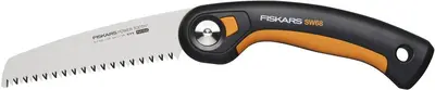 Fiskars Plus vouwzaag 15cm soft grip SW68 oranje/zwart - afbeelding 1