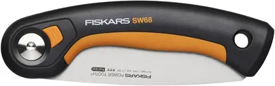 Fiskars Plus vouwzaag 15cm soft grip SW68 oranje/zwart - afbeelding 3