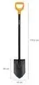 Fiskars Solid™ spitse spade (metalen steel) - afbeelding 3
