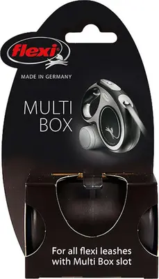 flexi poepzakhouder/snackbox, zwart. - afbeelding 1