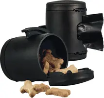 flexi poepzakhouder/snackbox, zwart. - afbeelding 2