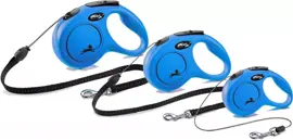 flexi rollijn CLASSIC cord M blauw, 5 meter - afbeelding 4