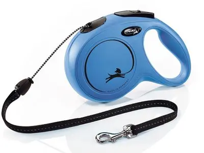 Flexi rollijn classic cord M blauw 8 meter - afbeelding 5