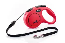 flexi rollijn CLASSIC cord M rood, 5 meter - afbeelding 5