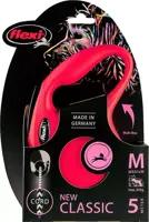 flexi rollijn CLASSIC cord M rood, 5 meter - afbeelding 1