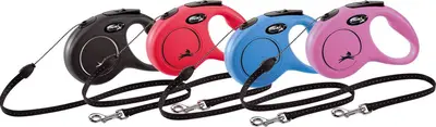 flexi rollijn CLASSIC cord M rood, 8 meter. - afbeelding 3