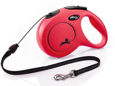 flexi rollijn CLASSIC cord M rood, 8 meter. - afbeelding 5