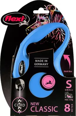 Flexi rollijn CLASSIC cord S blauw 8 meter - afbeelding 1