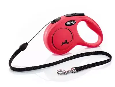 Flexi rollijn CLASSIC cord S rood 5 meter - afbeelding 5