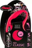 Flexi rollijn CLASSIC cord S rood 5 meter - afbeelding 1