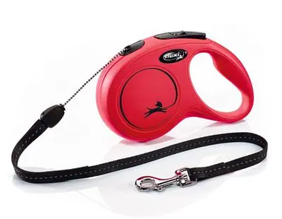 flexi rollijn CLASSIC cord S rood, 8 meter. - afbeelding 5