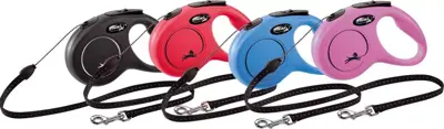 Flexi rollijn CLASSIC cord S roze 5 meter - afbeelding 3