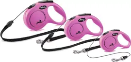 Flexi rollijn CLASSIC cord S roze 5 meter - afbeelding 4