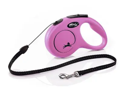 Flexi rollijn CLASSIC cord S roze 5 meter - afbeelding 5