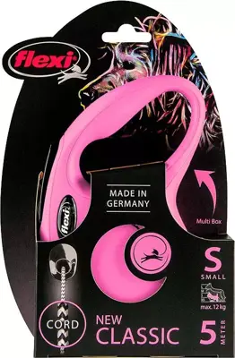 Flexi rollijn CLASSIC cord S roze 5 meter - afbeelding 1