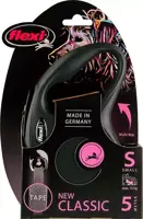 Flexi rollijn CLASSIC tape S zwart 5 meter - afbeelding 1