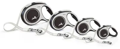 flexi rollijn NEW COMFORT tape L zwart, 5 meter. - afbeelding 2