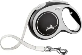 flexi rollijn NEW COMFORT tape L zwart, 5 meter. - afbeelding 4