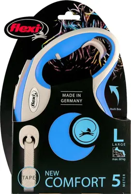 flexi rollijn NEW COMFORT tape L zwart, 5 meter. - afbeelding 6