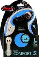 flexi rollijn NEW COMFORT tape L zwart, 5 meter. - afbeelding 6