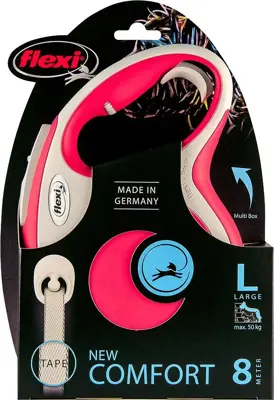 flexi rollijn NEW COMFORT tape L zwart, 5 meter. - afbeelding 7