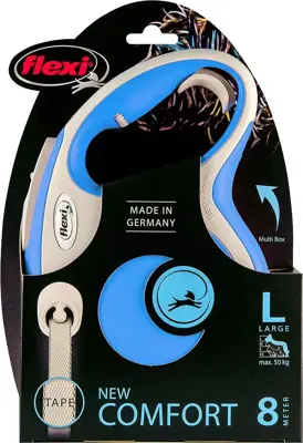 flexi rollijn NEW COMFORT tape L zwart, 5 meter. - afbeelding 8