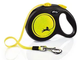 flexi rollijn NEW NEON tape L geel, 5 meter - afbeelding 2