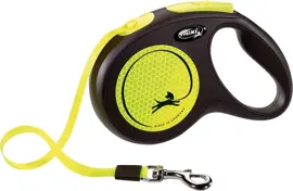 flexi rollijn NEW NEON tape M geel, 5 meter. - afbeelding 2
