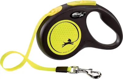 flexi rollijn NEW NEON tape S geel, 5 meter. - afbeelding 2