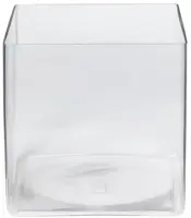 Floran accubak 25x25x25cm transparant kopen?