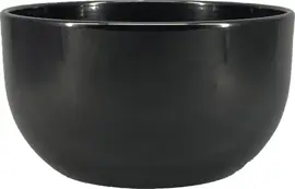 Floran bloempot boule 26x14 cm zwart - afbeelding 1