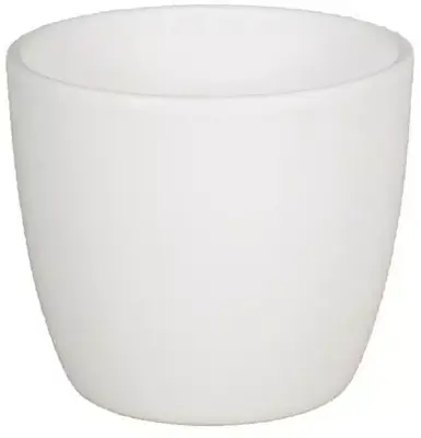 Floran bloempot boule 28x25 cm wit mat